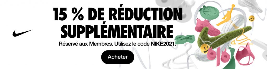 Deal Nike : code Promo NIKE21