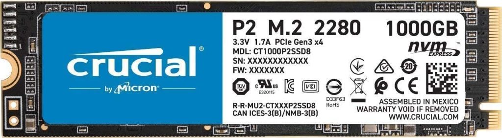 Deal SSD Interne 1To Crucial