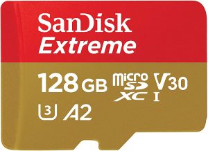Bon plan SanDisk Extreme Carte Mémoire MicroSDXC 128 Go