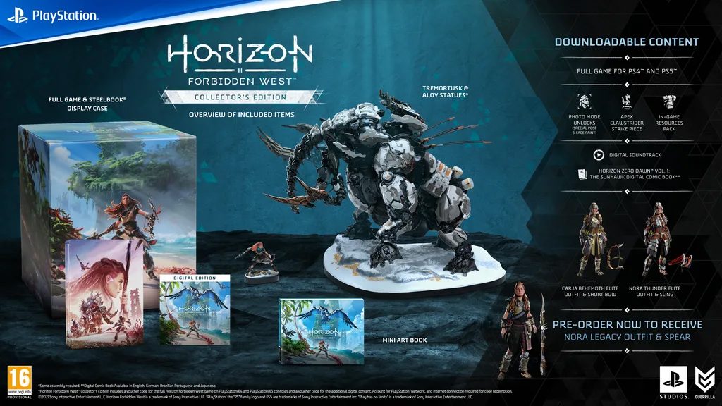 précommande Horizon Forbidden West Edition collector PS4/PS5