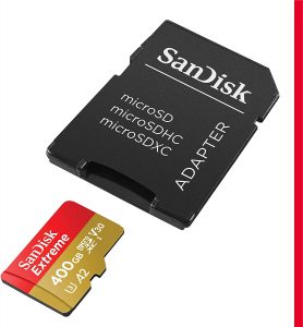 SanDisk Extreme Carte Mémoire MicroSDXC 400 Go + Adaptateur SD