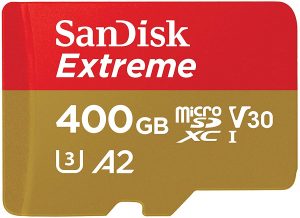 SanDisk Extreme Carte Mémoire MicroSDXC 400 Go + Adaptateur SD