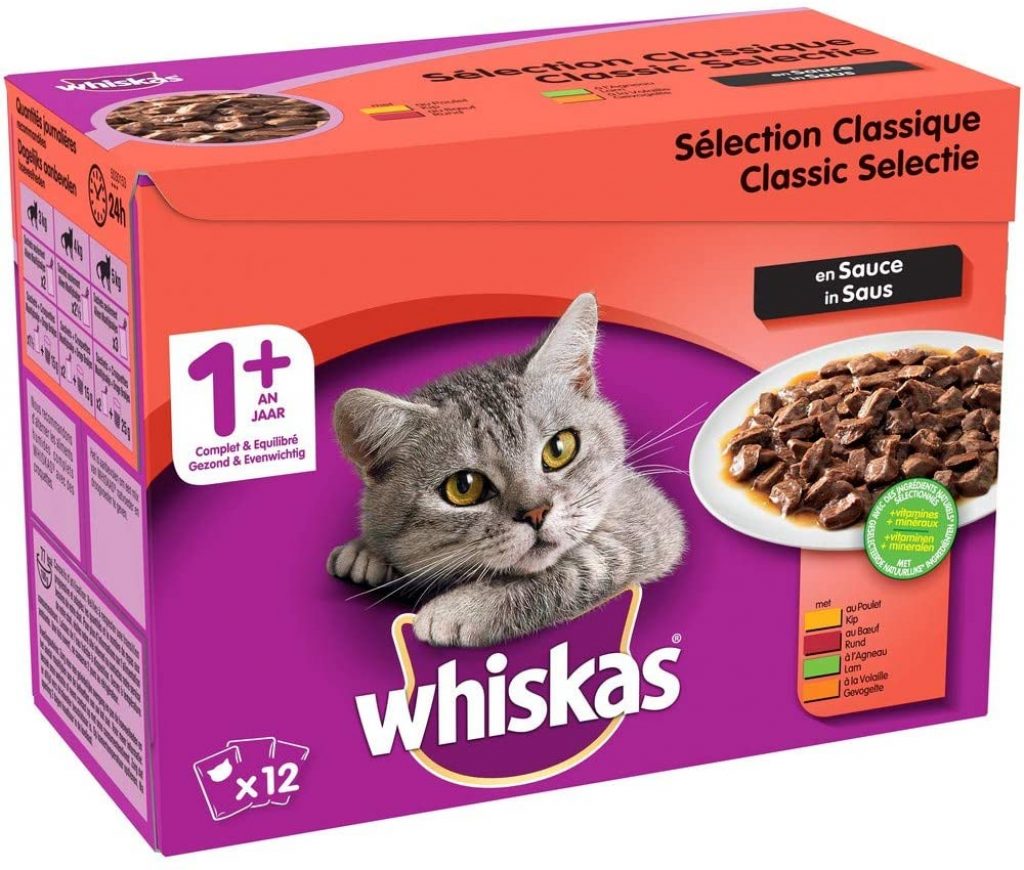 deal Whiskas Sélection classique en sauce – Nourriture humide pour chat