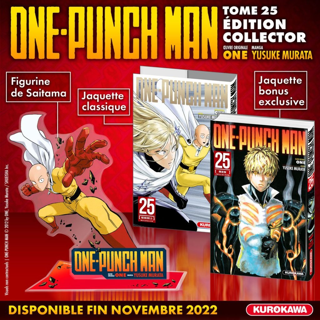 visuel du contenu du Tome 25 Collector de One Punch Man
