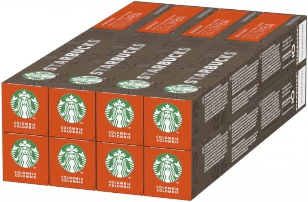 Prime : Starbucks Single Origin Colombia By Nespresso 8 x 10 capsules