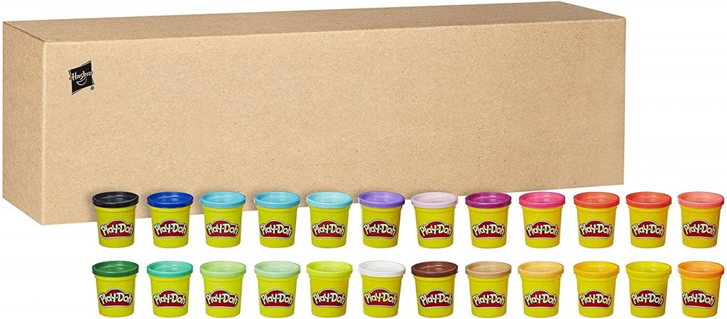 Play-Doh – 24 pots de Pate à Modeler de couleurs 