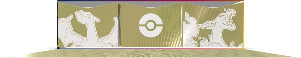 Photo du coffret Ultimate Pokémon Dracaufeu prévu pour octobre 2022 en anglais et français