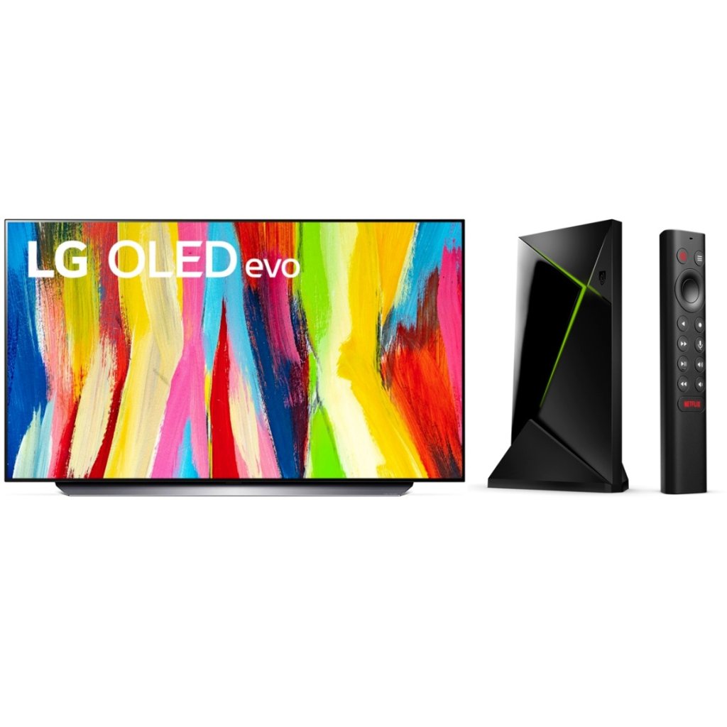Deal LG - TV OLED 48" 121 cm - OLED48C2 + Shield TV Pro