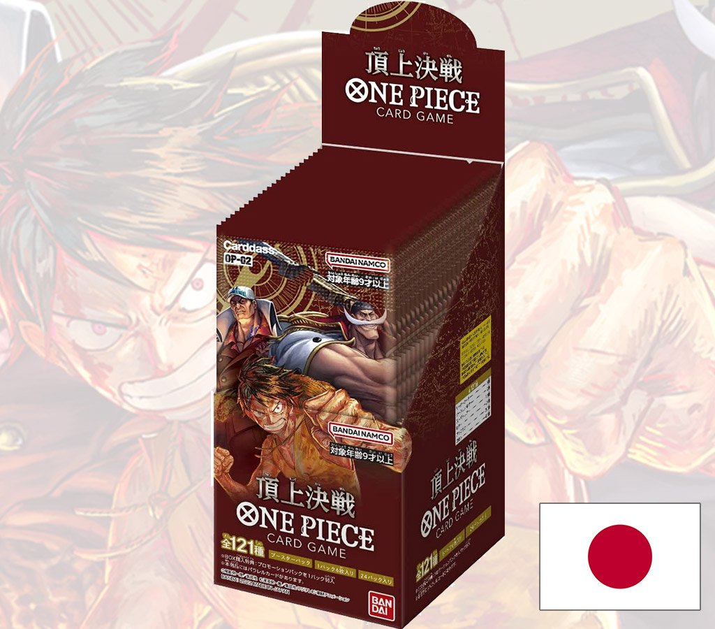 où trouver en stock la display one piece tcg OP-02 box japonaise