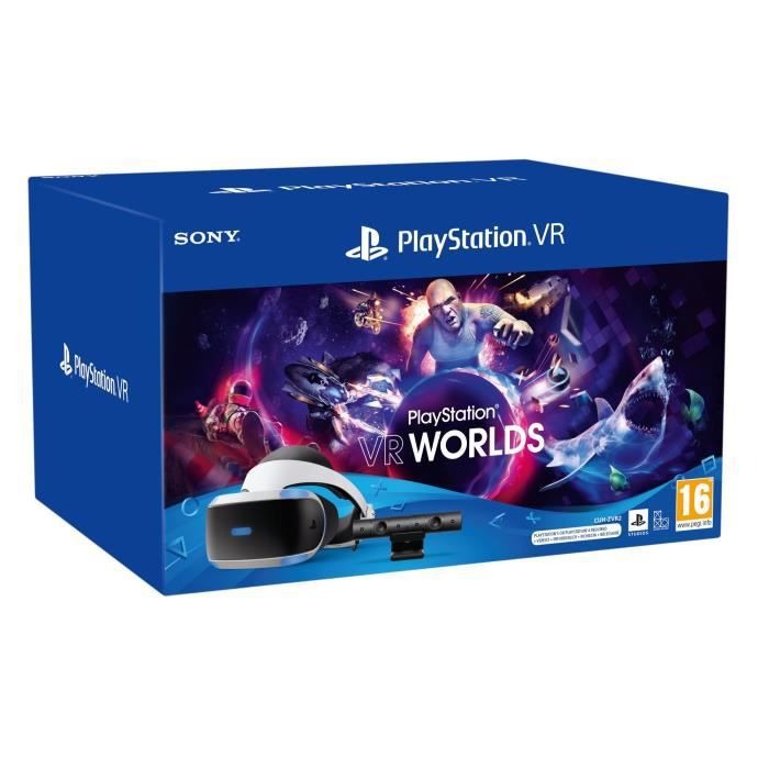 Pack en promo Casque PlayStation VR MK5 + Camera V2 + VR Worlds