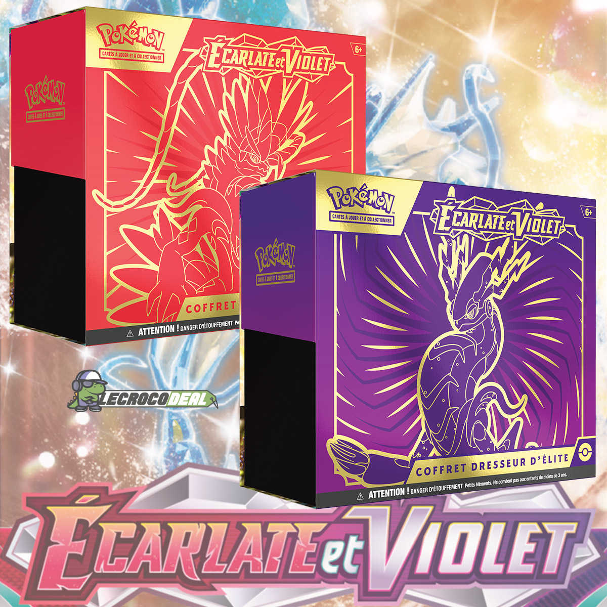 Coffret - Pokemon - Ecarlate Et Violet 03 : Coffret Dresseur D'elite -  POKEMON