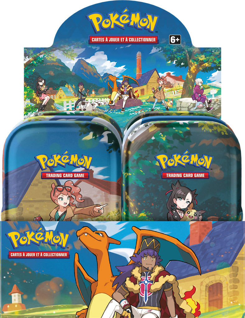 Boite Mini Tin Box Pokémon Asmodée : King Jouet, Cartes à