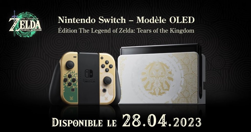 Où acheter la console Nintendo Switch OLED Zelda Tears Of The Kingdom ?