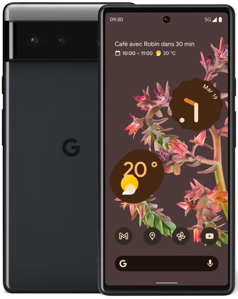 Google Pixel 6 Noir en promo