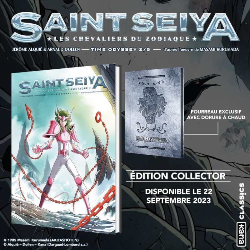 Visuel du tome 2 de Saint Seiya - Time Odyssey en édition collector