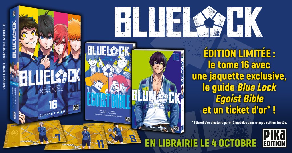 Manga : où acheter Blue Lock Tome 16 en édition limitée ?
