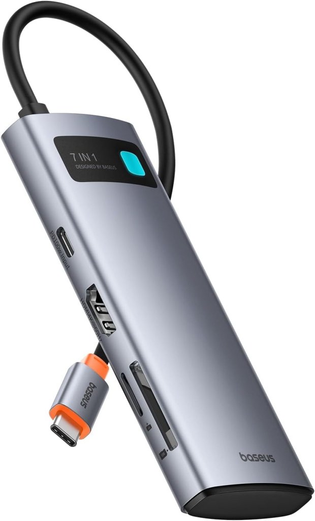 Deal Amazon : Baseus Hub USB C 7 en 1 Adaptateur avec 4K@60Hz HDMI