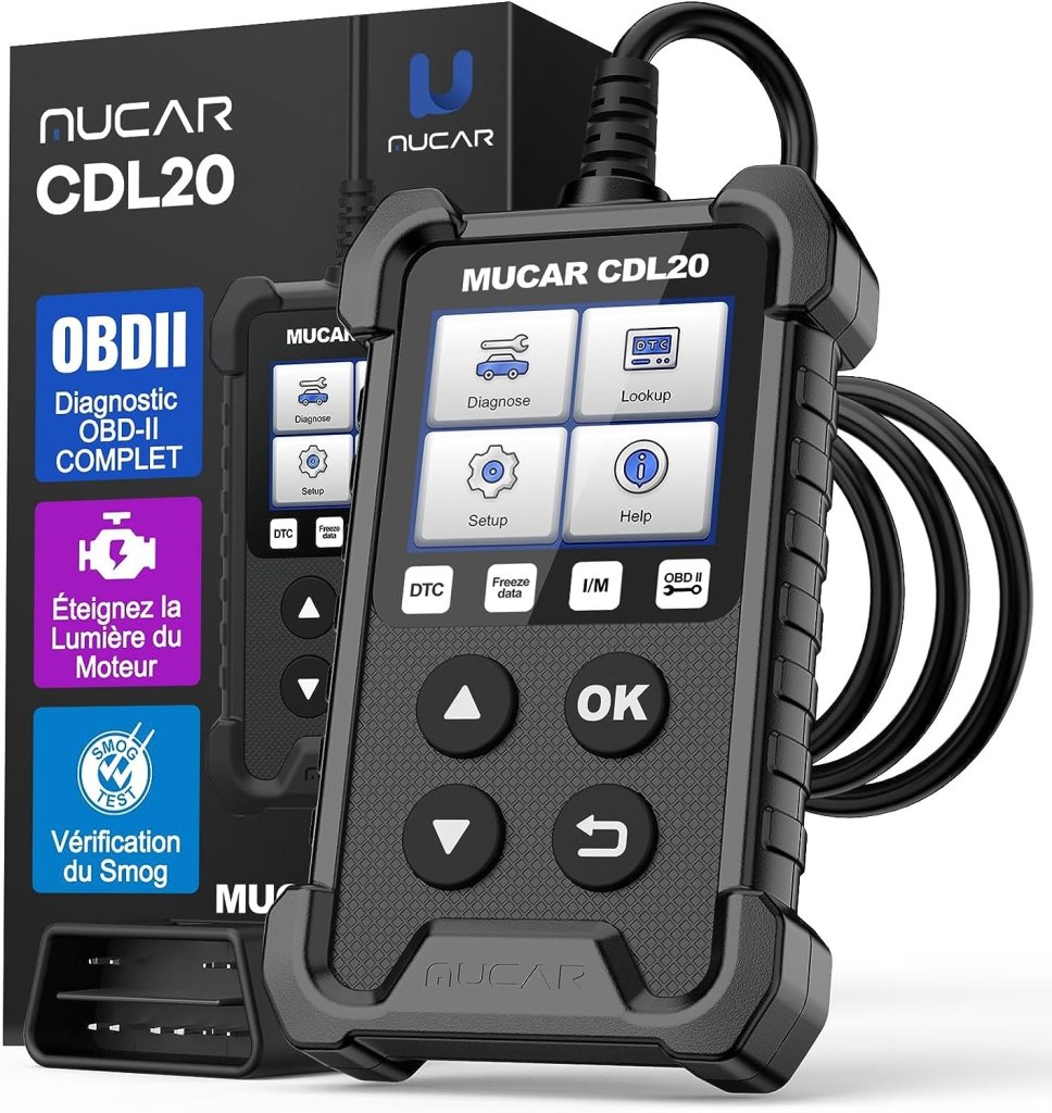 mucar CDL20 OBD2 Scanner Lecteur Code Voiture