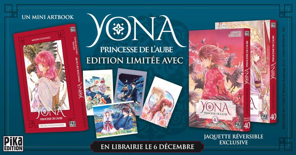 Où acheter le Tome 40 Collector de Yona Princesse de l'Aube chez Pika ?