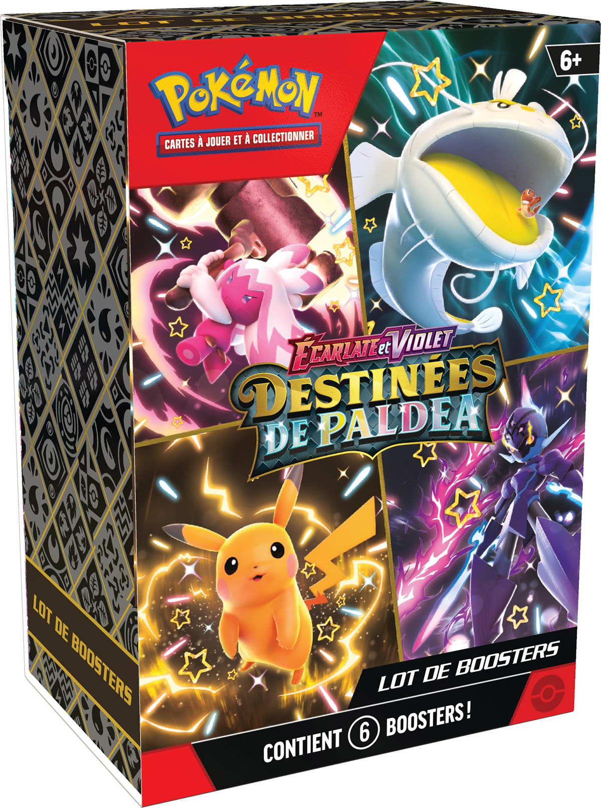 Coffret Pokémon Bundle 6 boosters EV08 Étincelles Déferlantes : où l ...