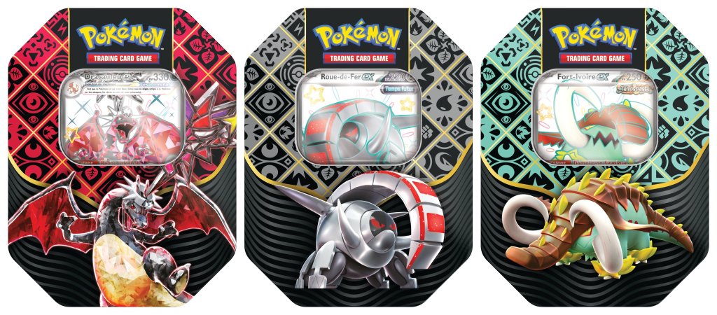 Pokémon pokébox Q4 2023 Evolution de Paldéa-boîte en métal à