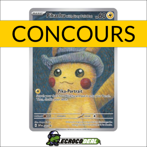 Concours Pokémon par Le Crocodeal : carte Pikachu Van Gogh