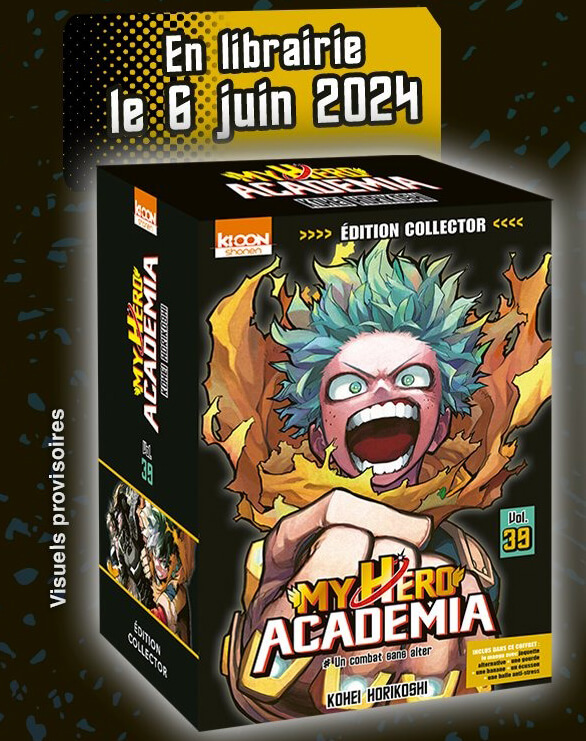 My Hero Academia où acheter le Tome 39 édition Collector du manga MHA ? Le CrocoDeal