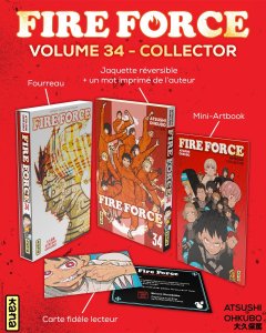Fire Force Tome 34 édition Collector Fourreau