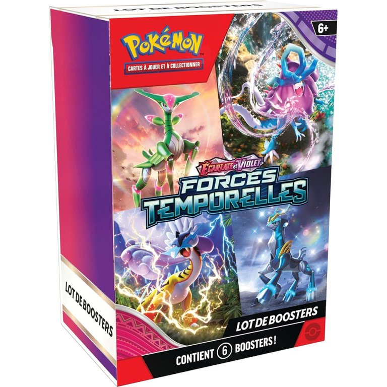 Coffret Pokémon Bundle 6 Boosters EV05 Forces Temporelles