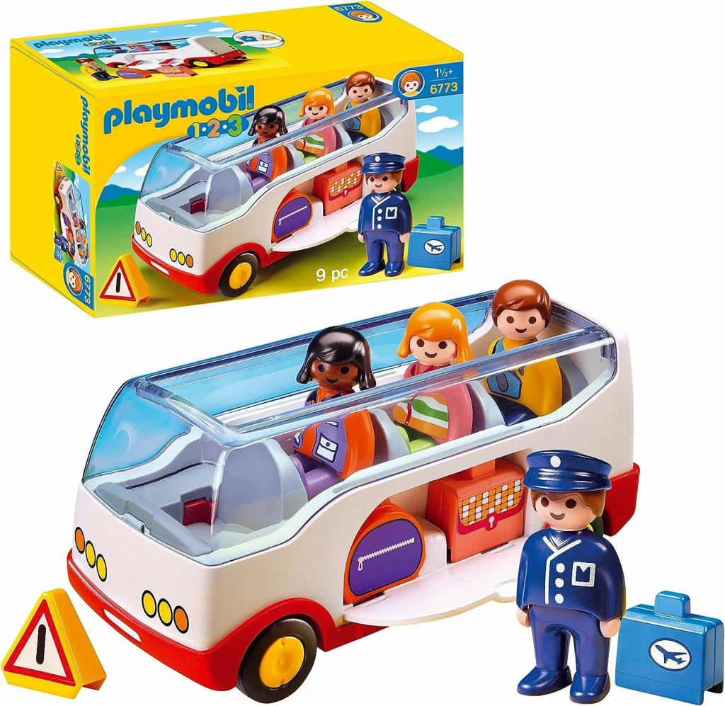 Playmobil 1.2.3 6773 Autocar de Voyage en promotion 