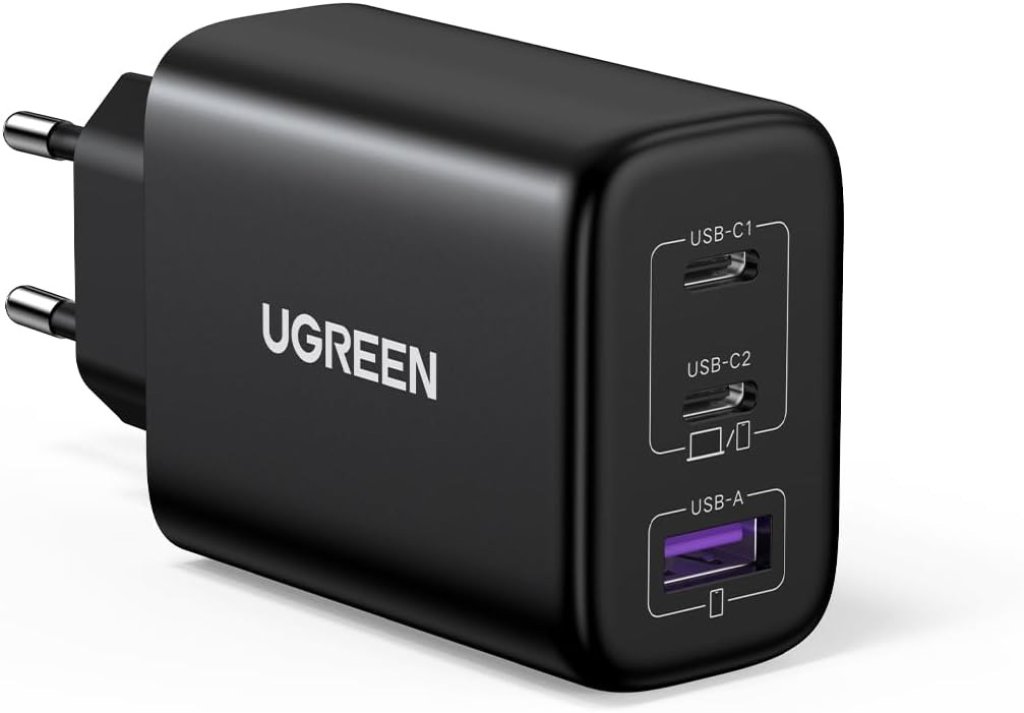 Bon plan Amazon : UGREEN 65W Chargeur USB C Rapide 3 Ports