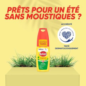 promo Spray répulsif anti-moustiques Autan "Tropical" (100ml)