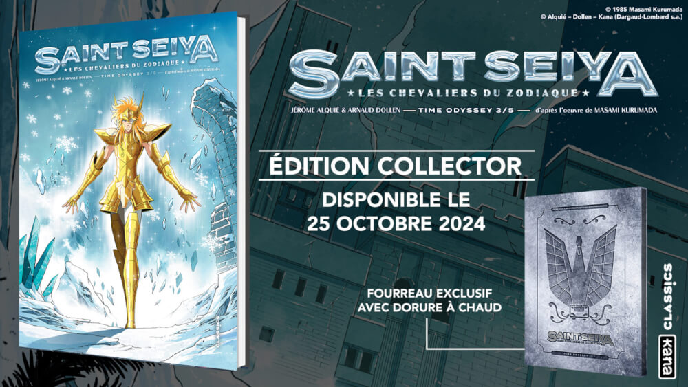 visuel du Tome 3 Collector de Saint Seiya - Time Odyssey