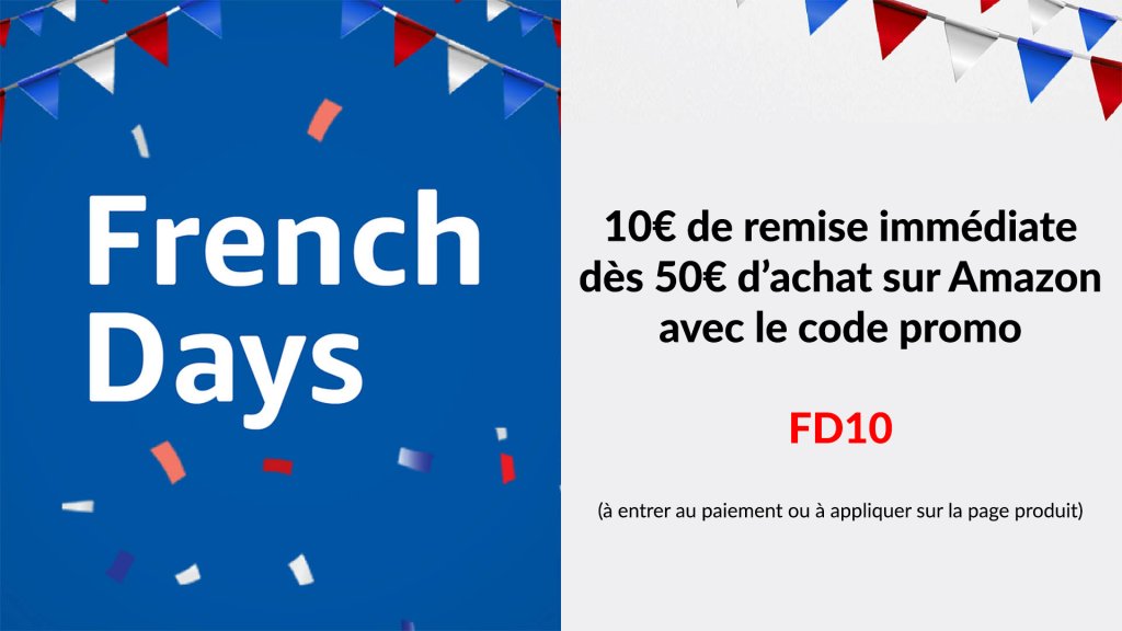 code promo amazon FD10 : 10€ de réduction dès 50€ d'achats