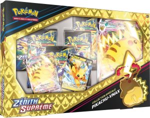 réassort du coffret Pokémon Zénith Suprême Pikachu VMAX