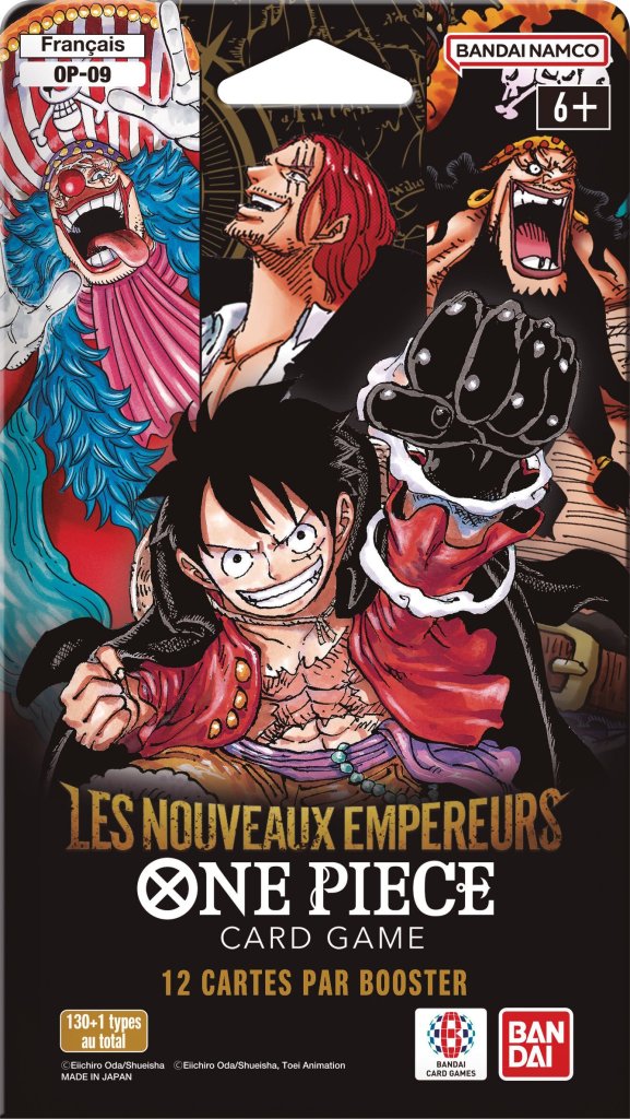 visuel du booster blister One Piece OP09 Nouveaux Empereurs