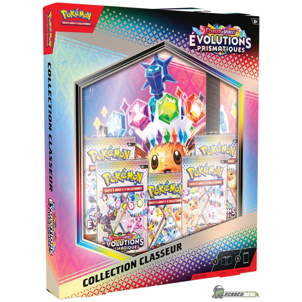 Coffret Pokémon Collection Classeur EV8.5 Évolutions Prismatiques : où l'acheter ?