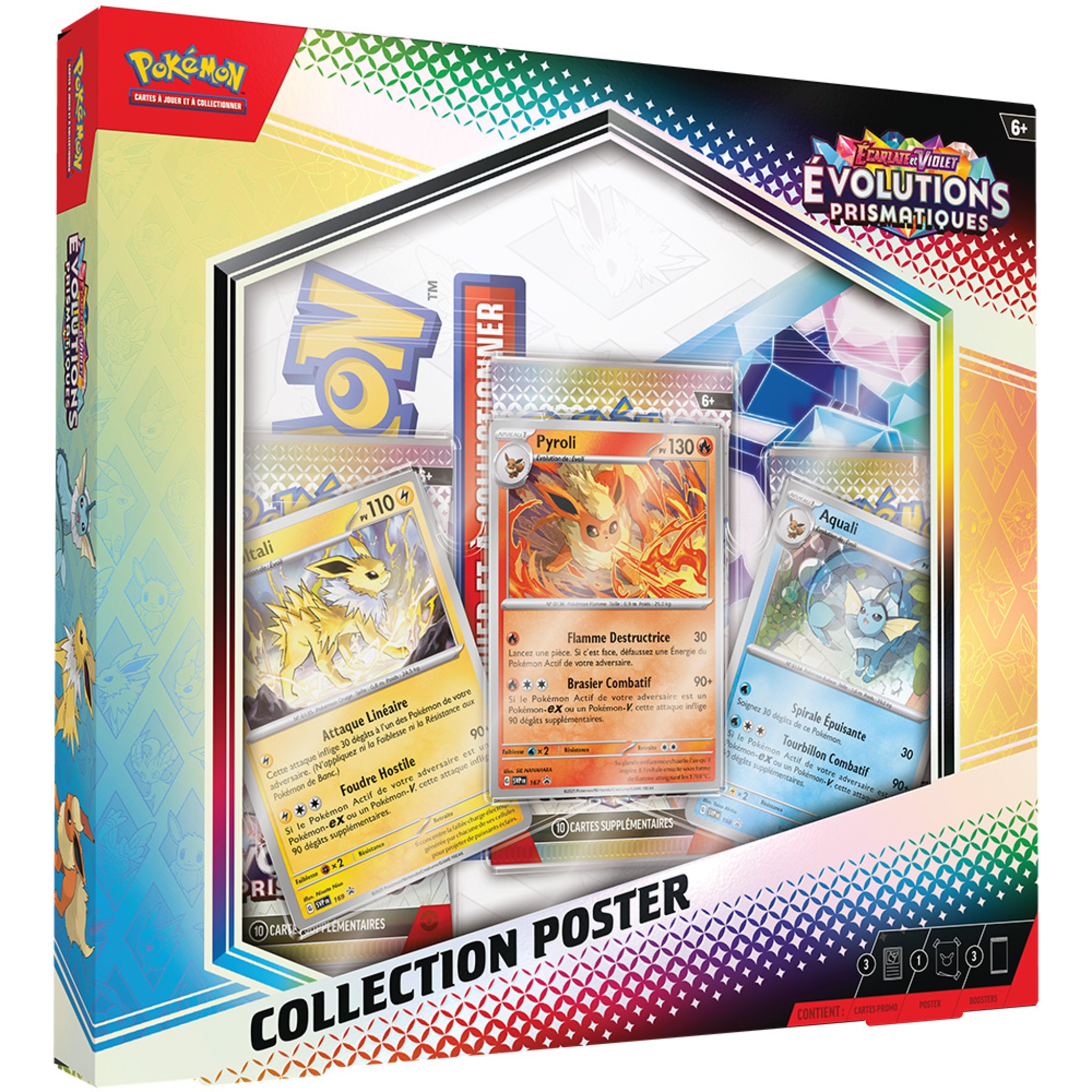 Coffret Collection Poster Pokémon EV8.5 Évolutions Prismatiques où l