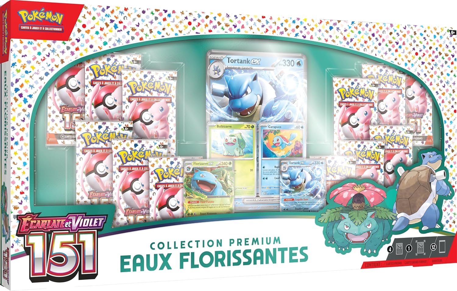 Où commander le coffret Pokémon EV3.5 151 Premium Eaux Florissantes ?