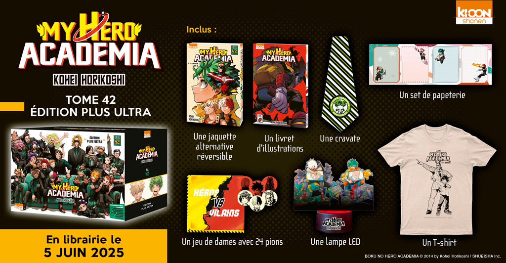 My Hero Academia T42 Plus Ultra Collector lecrocodeal.com