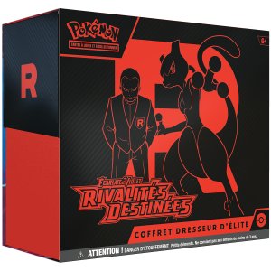Visuel coffret ETB dresseur d'élite Pokémon EV10 Écarlate et Violet – Rivalités Destinées
