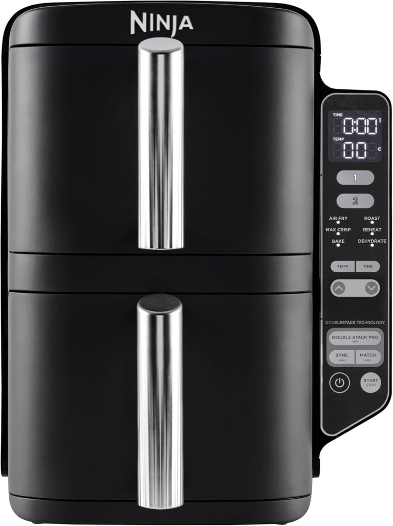 Bon plan Amazon : Ninja Double Stack Air Fryer, Friteuse verticale sans huile