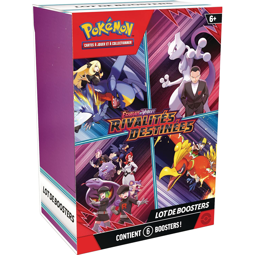 Coffret Pokémon EV10 Bundle Lot de 6 Boosters Rivalités Destinées : où l'acheter ?