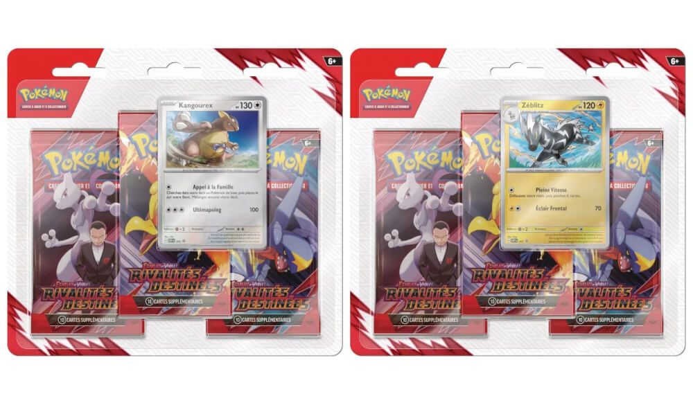 Tripack Pokémon EV10 Rivalités Destinées : où les commander ?