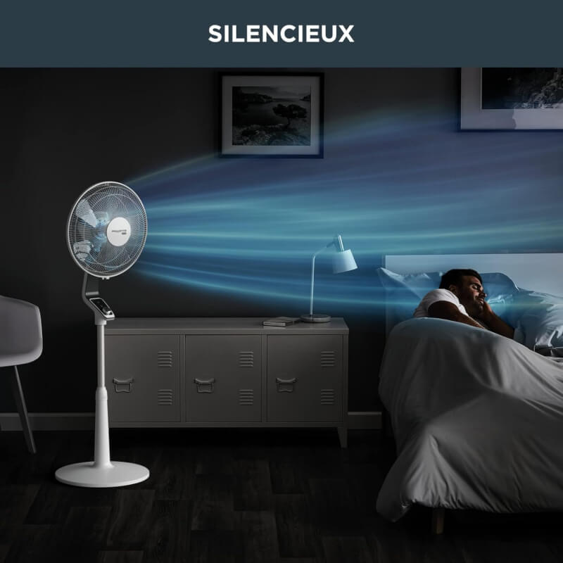  ventilateur sur pied Rowenta Turbo Silence Extreme VU5640F2 - silencieux et puissant - est en promo à 79€ sur Amazon
