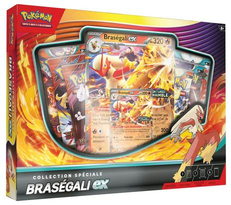 coffret Pokémon Braségali ex exclusivité JouéClub de Noël 2025