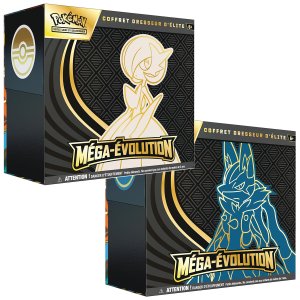 Coffrets Pokémon ETB Méga-Évolution de Méga Lucario et Gardevoir