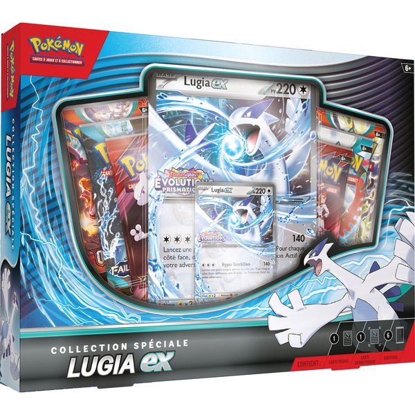 Coffret Pokémon Collection Spéciale Lugia Ex disponible chez King-Jouet