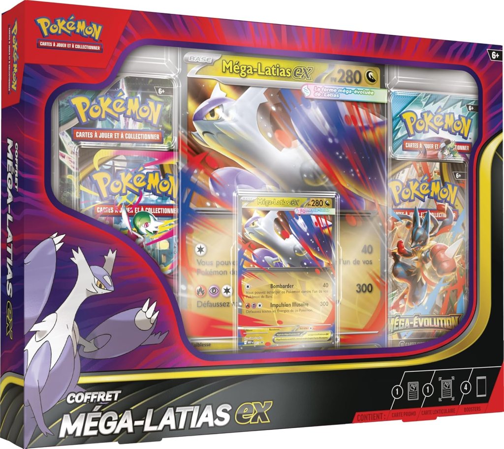 Coffret Pokémon Méga Latias d'octobre 2025
