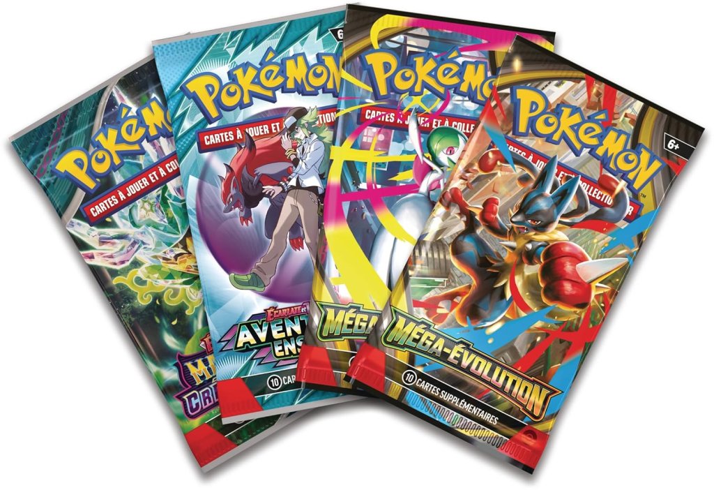 Contenu du coffret Pokémon Méga Latias 4 boosters